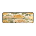 thumbnail image 1 of Long Floor Mat Hallway Carpet 72x24 Inch Area Carpet Non-slip Entrance Carpet Washable Door Mat Kitchen Bedroom Living Room Cartoon Gold Roses, 1 of 7