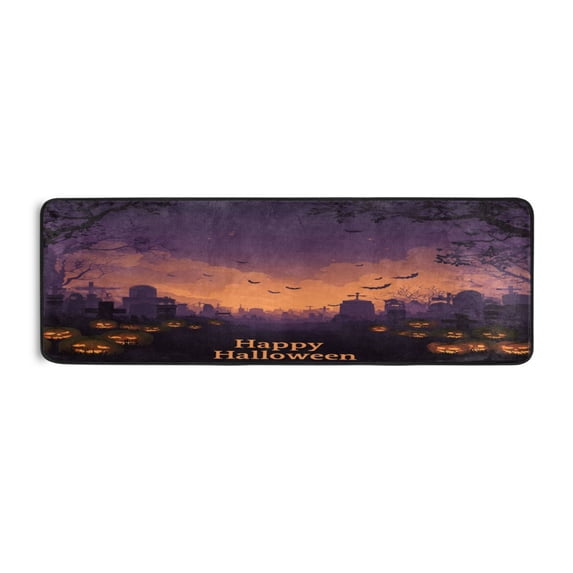 Long Floor Mat Hallway Carpet 72x24 Inch Area Carpet Non-slip Entrance Carpet Washable Door Mat Kitchen Bedroom Living Room Halloween Tomb