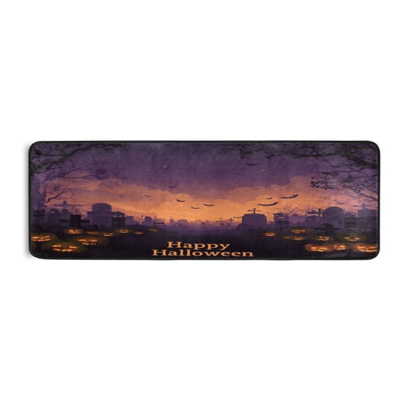 Long Floor Mat Hallway Carpet 72x24 Inch Area Carpet Non-slip Entrance Carpet Washable Door Mat Kitchen Bedroom Living Room Halloween Tomb