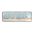 thumbnail image 1 of Long Floor Mat Runner Rug Hallway Carpet Door Mat Bedroom Floor Mat Living Room Floor Mat Durable and Anti-slip Colorful Christmas House, 1 of 7