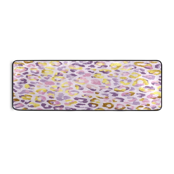 Long Floor Mat Runner Rug Hallway Carpet Door Mat Bedroom Floor Mat Living Room Floor Mat Durable and Anti-slip Seamless Pattern Pastel