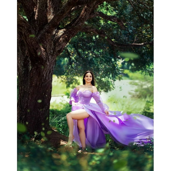 Long Flying Dress | Flying Dress for Photoshoot| Long Train Dress |Women's Handmade Flying Dresses