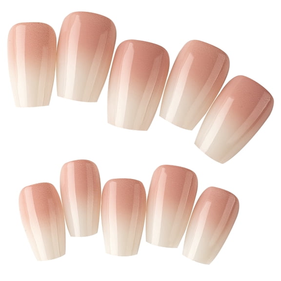 Long French False Nails Stick On Nails Nail Set Press on Nails for Any Occasion