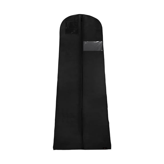 Long Garment Bags for Women with Window, Travel Dress Bags for Hanging Clothes, Wedding Dress Cover Clothes Protector for Closet Storage, Suitable for Gowns, Tuxedos, Coats