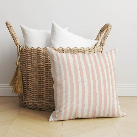 Long Gen Pink Throw Pillow