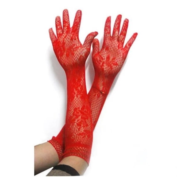 Long Gloves for Wedding Party Lace Gloves for Women Stretchy Bridal Accessories
