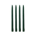 thumbnail image 1 of Long Green Candles, Tapered Candle Sticks, Multipurpose Wedding Party Decoration, Mixed Wax Set of 4, 9.84 Inch Length, Unscented, Elegant Table Centerpiece, 1 of 7