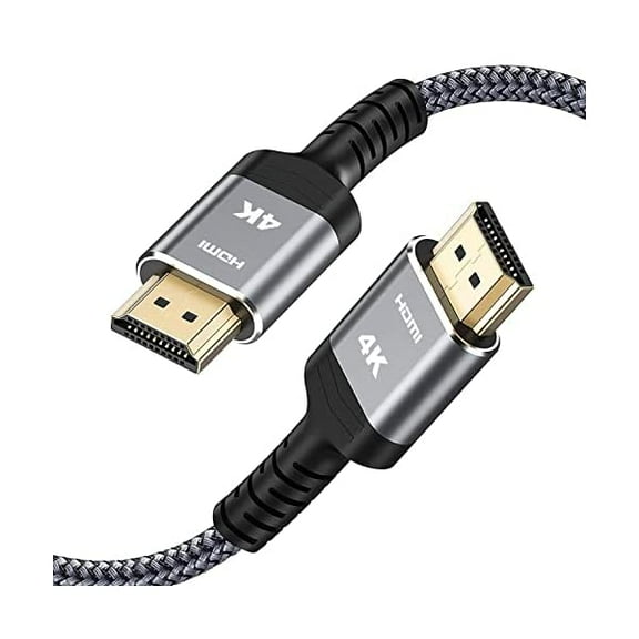 Long HDMI Cable 30FT, High Speed 18Gbps 2.0 Braided Cord-Supports (4K 60Hz HDR,Video Ultra HD 4K 3D HDCP 2.2 ARC-Compatible with PS4/3 Roku TV/HDTV/PS5/Blu-ray