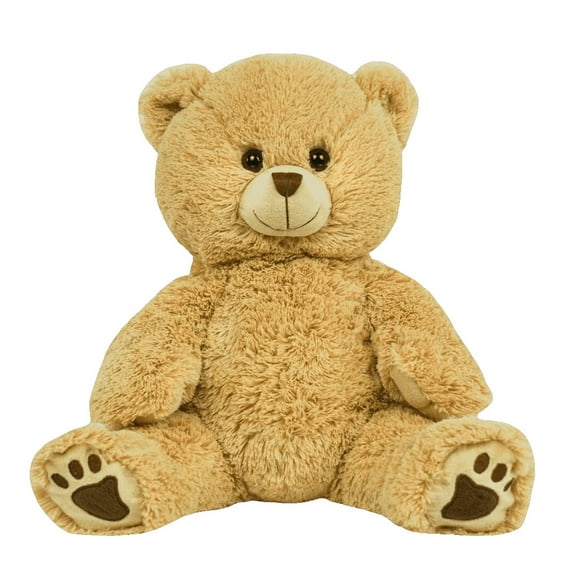 Plush Gear Rhodes the Long Hair Bear 16" with Recordable Feature - Soft & Cuddly Stuffed Toy