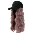 Long Hair Wig Hat Attached Adjustable Curly Baseball Wave Cap Hair