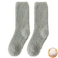 thumbnail image 1 of Long Haired Socks For Women Autumn And Winter Sleep Socks Warm Furry Socks Floor Socks With Plush And Thickened Mid Tube Socks, 1 of 3