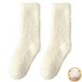 thumbnail image 1 of Long Haired Socks For Women Autumn And Winter Sleep Socks Warm Furry Socks Floor Socks With Plush And Thickened Mid Tube Socks, 1 of 3
