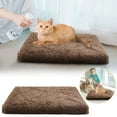 thumbnail image 1 of Long Haired Square Dog Bed Cat Mat Removable Washable Cover Non Slip Bottom Pet Bed Suitable For Large Medium Small Dogs And Cats, 1 of 2