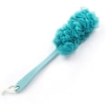 thumbnail image 1 of Long Handle Back Loofah Shower Brush, Back Scrubber for Shower, Soft Mesh Back Cleaner Washer, Bath Brush for Women Men, Exfoliating Body Scrubber for Elderly Blue, 1 of 6