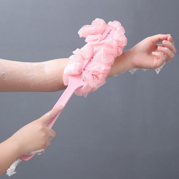 Long Handle Bath Shower Back Brush for Body Exfoliating