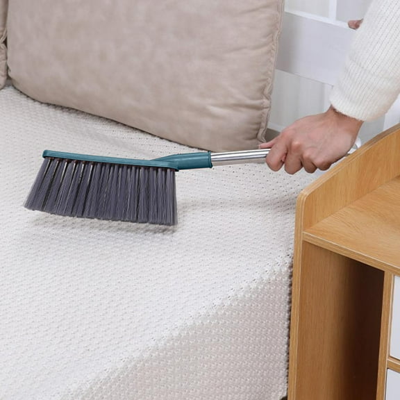Long Handle Bed & Sofa Cleaning Brush | Soft Bristles for Dust & Debris | Under Furniture Duster Tool for Bedrooms | Pink, Green, Yellow Color Options