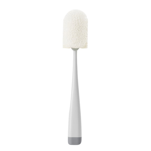 Long Handle Bottle Brush, 32cm Cup Cleaning Tool for Wine Glass, Coffee Mug, Deep Scrub Sponge Brush, Non-Scratch, Hangable Design, Kitchen Dishwashing & Travel Essential