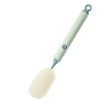 Long Handle Bottle Cleaning Brush Sponge Tool for Glasses Tumblers Efficient Household Dishwashing Scrubber
