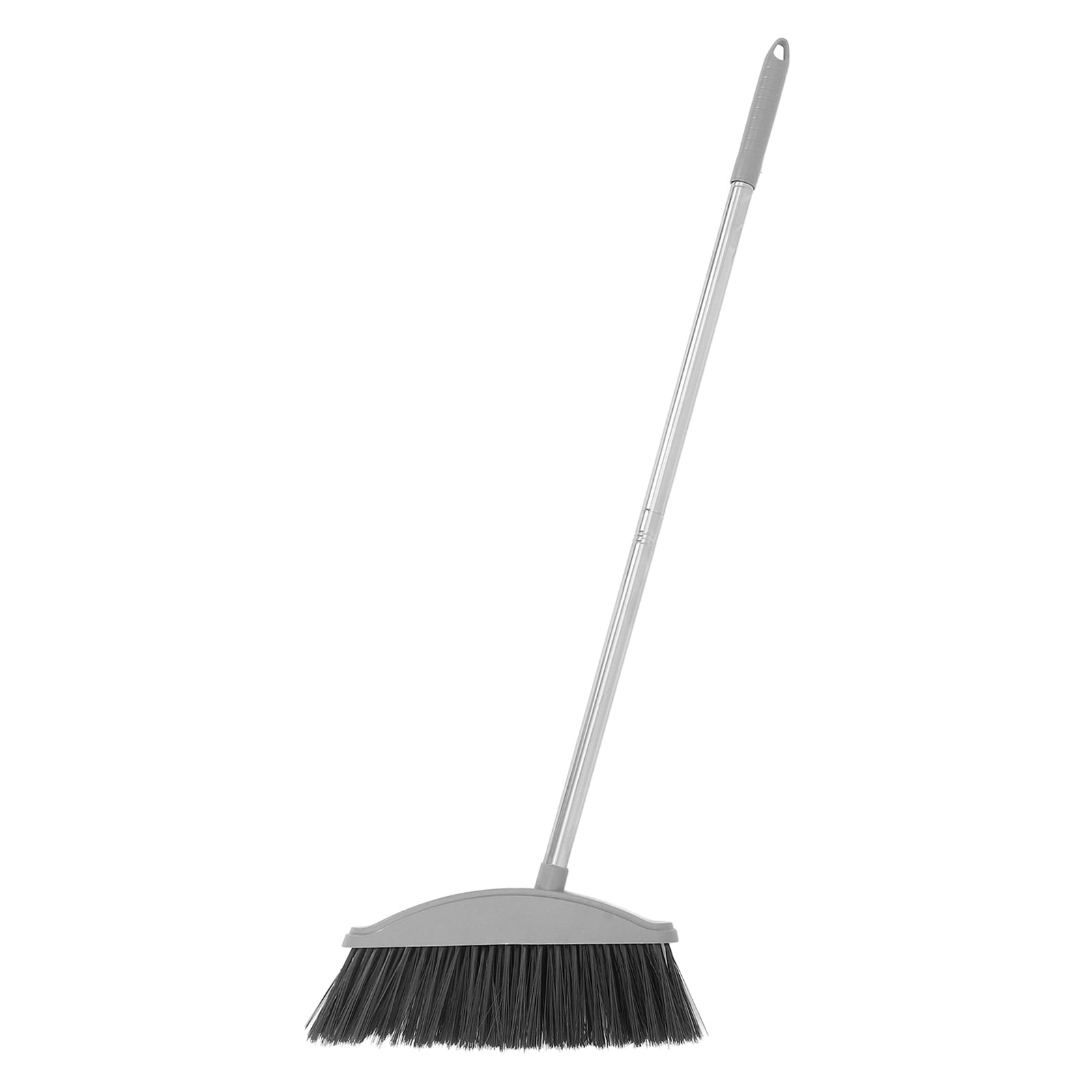 Heavy Duty Outdoor Indoor Broom with Long Handle Stainless Steel Floor Sweeping Tool 1 Set