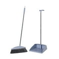 thumbnail image 1 of Long Handle Brooms and Dustpan Set, with Scraping Teeth, Stand Up Broom with Dustpan Combo, for Home Kitchen Room Office Lobby Cleaning, 1 of 12