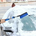 thumbnail image 1 of Long Handle Car Brush and Ice Scraper with Non-Damaging Design for Winter Frost Removal, 1 of 5