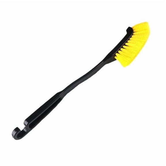 Long Handle Car Wheel Hub Cleaning Brush, Multi Function Tire Gap Dust Remover Sweeper, Extended Grip Auto Beauty Tool For Vehicle Rim Grime Mud Removal Maintenance