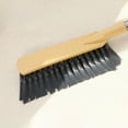 thumbnail image 1 of Long Handle Carpet and Upholstery Brush with Soft Bristles for Pet Hair and Lint Removal, Wall Mountable Cleaning Tool for Furniture and Floors, 1 of 6