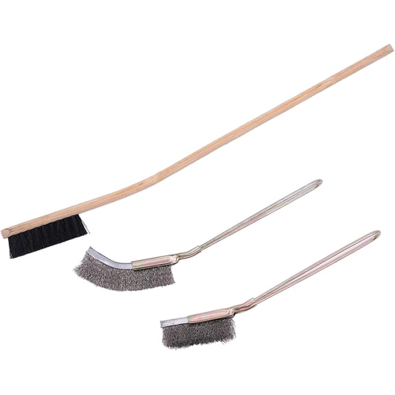 Long Handle Cleaning Brushes Cleaning Kits for Squirrels Birdcages Cleaners 3PCS