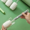 thumbnail image 1 of Long Handle Cup Cleaning Brush with Replaceable Head, Sponge Bristles for 360-degree Scrubbing, Gentle Non-scratch Cleaning for Youngster Bottles, Mugs, and Tall Glasses,Vsgery, 1 of 9