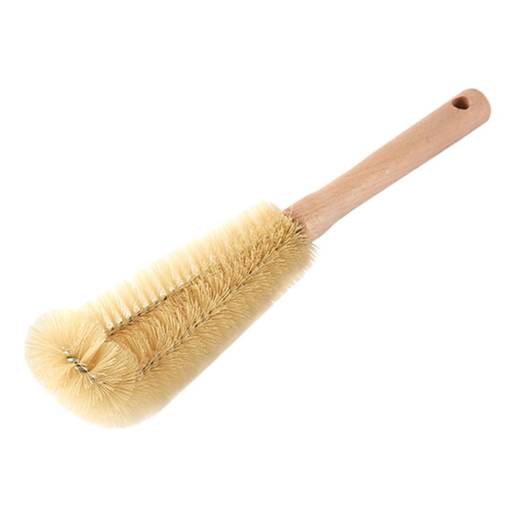 Long-Handle Cup and Baby Bottle Cleaning Brush - Non-Dead Corner Kitchen Scrubber for Bottles, Glasses, and Containers (Style C)