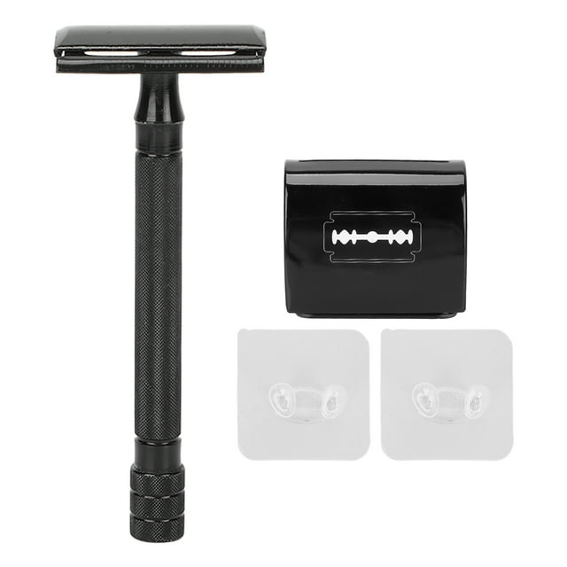 Long Handle Double Edge Safety Razor Metal Manual Safety Shaving Razor
