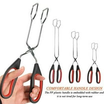 Long Handle Food forceps Kitchen Scissor Tongs Cooking Baking Bread Food Tong S