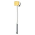 thumbnail image 1 of Long Handle Foot Cleaning Brush, Yghoky Long Handle Foot Brush Exfoliating & Cleansing Brush for Dead Skin Back Washing and Full Body Scrub, 1 of 9