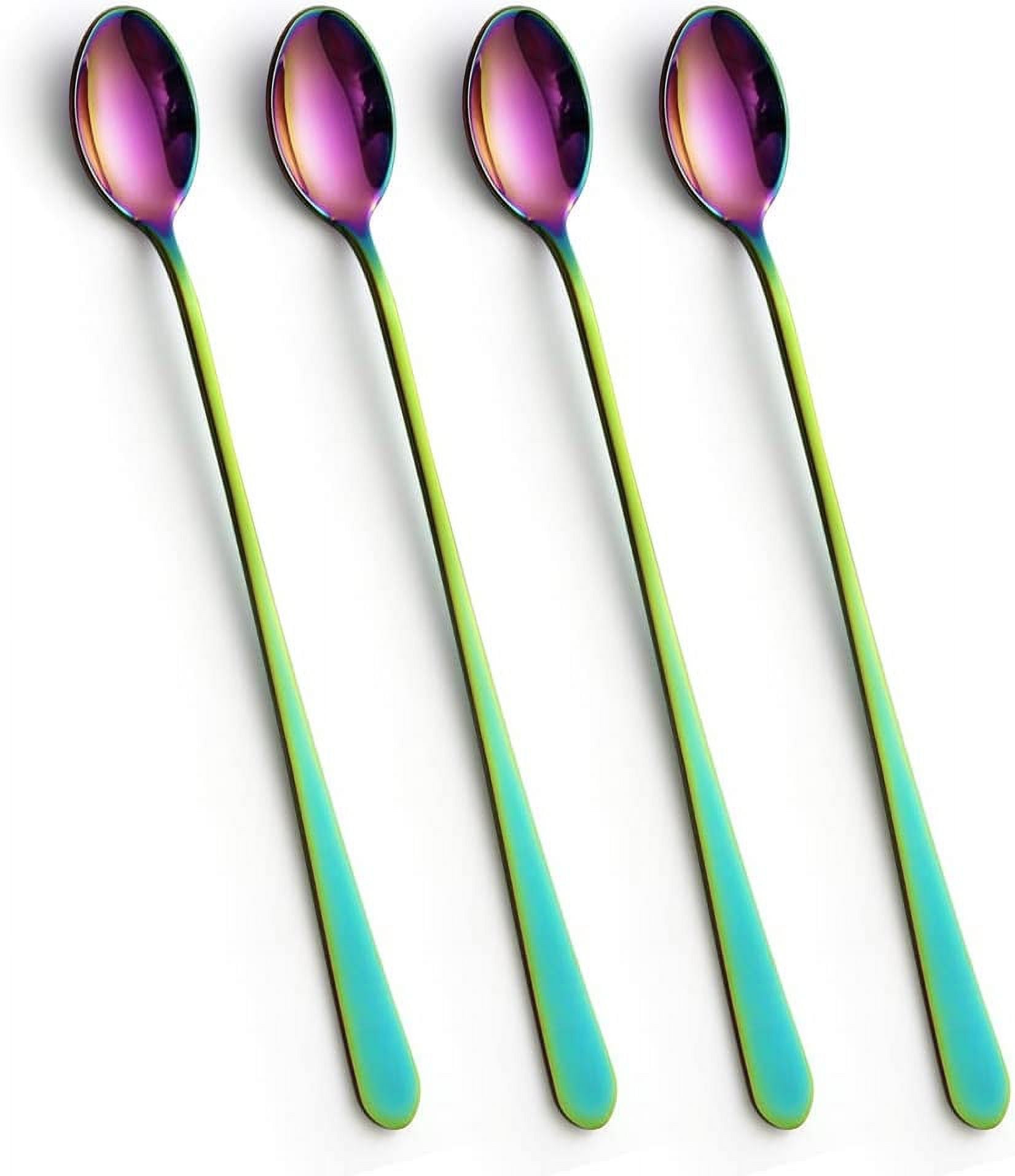Long Handle Iced Tea Spoons, Coffee Stirrers, 9Inch Coffee Spoons