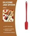 thumbnail image 1 of Long-Handle Jelly Spoon Scraper for Baking, Silicone Material, Ergonomic Grip for Cake Cream or Spreads, Easy Cleaning Kitchen Tool for Home Cooks, 1 of 3