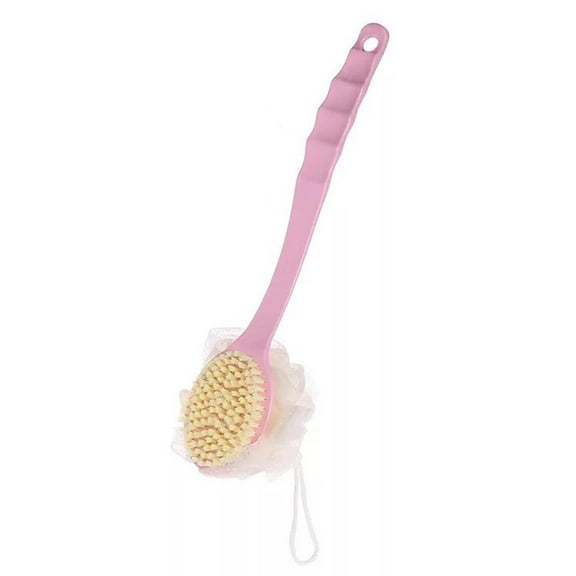 Long Handle Liquid Bath Shower Brush Body Exfoliating -Scrubber Back Massage-new R4Q5