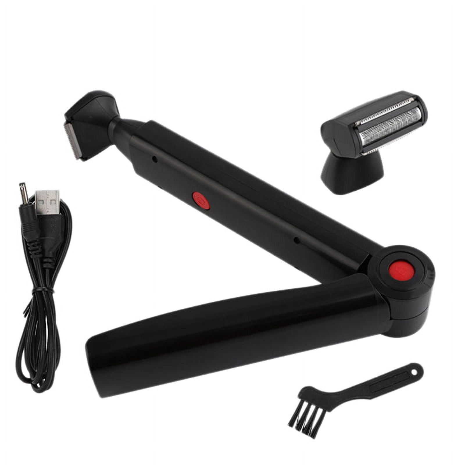 Long Handle Men Back Hair Shaver USB Rechargeable Big Blade Trimmer 2