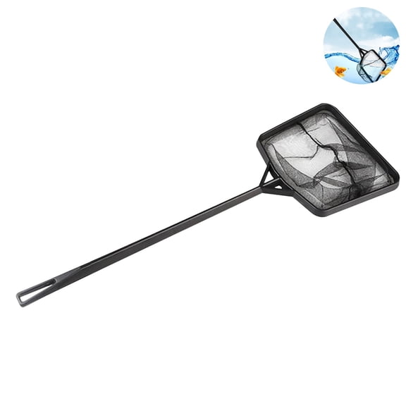 Long Handle Pool Leaf Skimmer Net, Swimming Pool Surface Debris Cleaning Net, Fine Mesh Leaf Catcher for Spa Pond Hot Tub Pool Maintenance