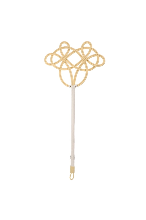Imitation Rattan Weaving Duster Long Handle 1Pcs 24X10.6X1In