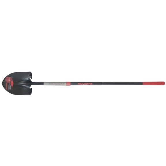 Long Handle Round Point Shovel Fiberglass Handle
