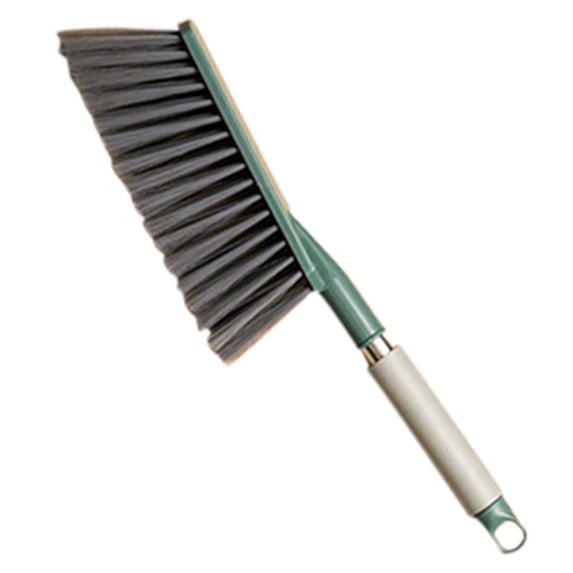 Long Handle Scrub Brush, 15.7 Inch Handheld Cleaning Brush, Heavy Duty Durable Crevice Brush With Ergonomic Grip, Multi-Surface Scrubber for Bathroom Tile, Grout, Tub, Floor And Sink,Green