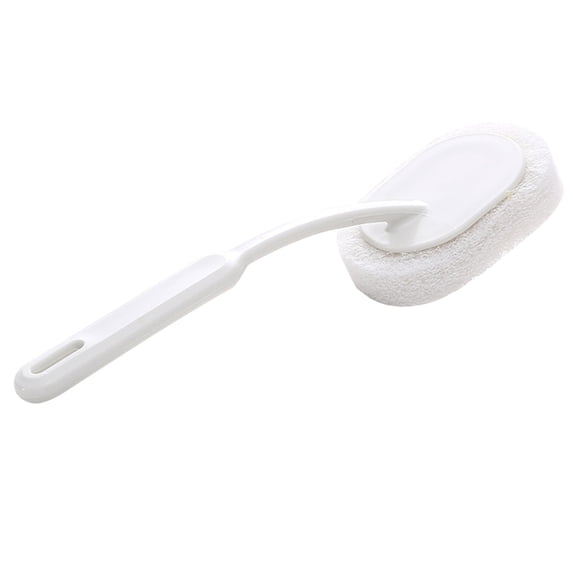 Long Handle Scrubber, Cleaning Sponge, Bathroom Wall Bathtub Tile Floor Scrub Brush, Multipurpose Cleaning Tool, 1 Count