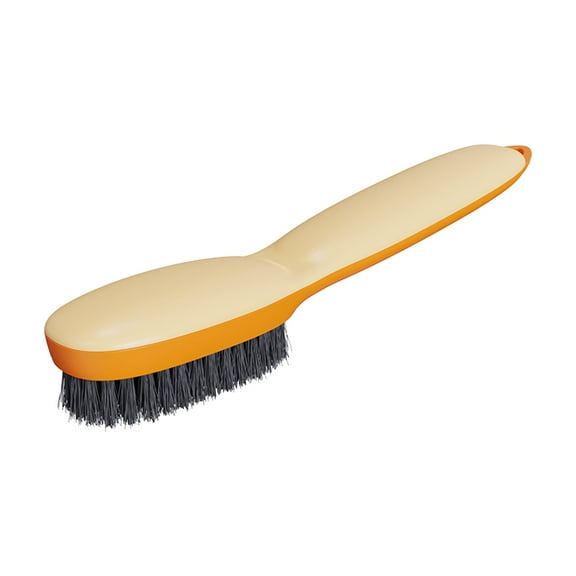 Long Handle Shoe Cleaning Brush with Soft Flexible Bristles | Multifunctional Bathroom & Household Plastic Brush | ABS Material Wash Brush for Stubborn Stains | 21cm Shoe Brush