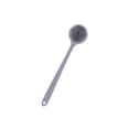 thumbnail image 1 of Long Handle Shower Scrub Brush, Silicone Bristle Bath Scrubber for Back Exfoliation, Gray for Home Bathroom Self Care Use, 1 of 4