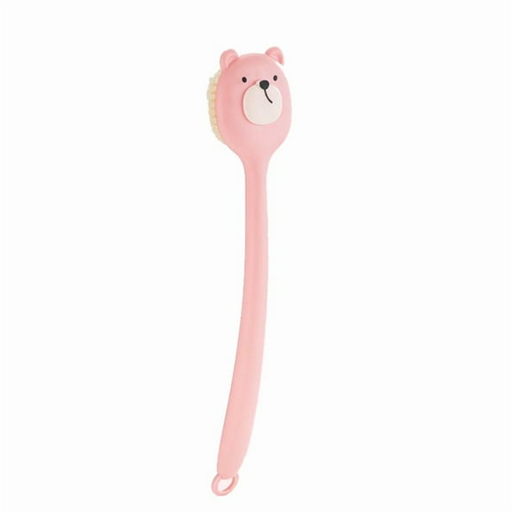 Long Handle Soft Hair Shower Brush Bath Brush Back Brush Adult Back Cleaning Brush