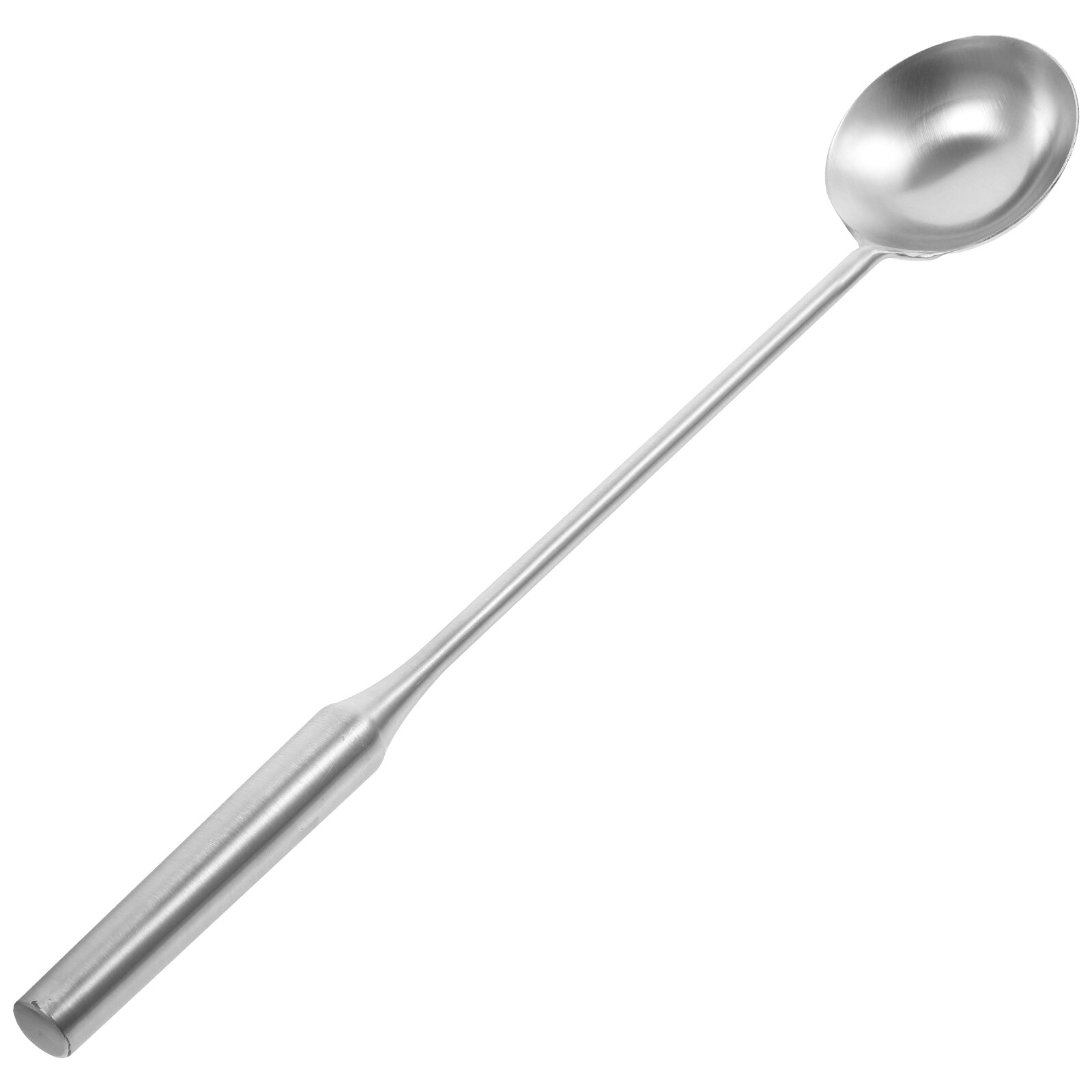 Long Handle Soup Ladle Stainless Steel Water Spoon Canteen Food Scoop