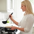 thumbnail image 1 of Long Handle Soup Spoon - 12.2" Stirring Ladle with Metal Handle - Kitchen Utensil for Cooking, Serving & Deep Pots, 1 of 6