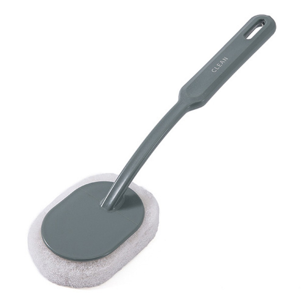 Long Handle Sponge Wipe Cleaning Brush Bathtub Sponge Brush Floor Tile