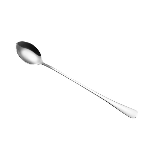 Long Handle Spoon Stainless Steel Flatware for Coffee Tea Dessert Appetizers Dishwasher Safe Kitchen Gadget(1 pc)