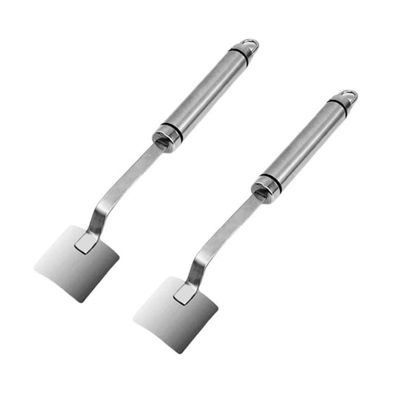 Long Handle Stainless Steel Corn Stripping Tool, Corn Peeler for Corn on the Cob, Corn Cob Stripper 2pcs